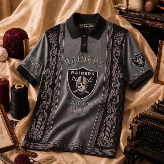 Premium NFL LV Embroidered Vintage Heritage Polo Shirt