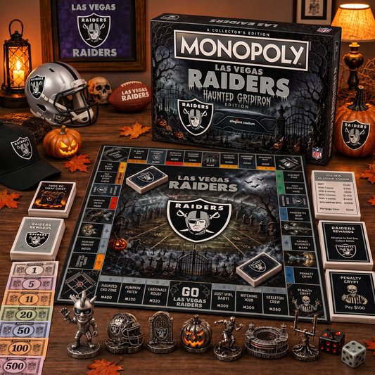 Premium NFL LV Halloween Monopoly Collector’s Edition Board Game V2
