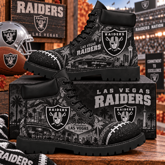 Premium NFL LV Heritage Skyline Boots V4