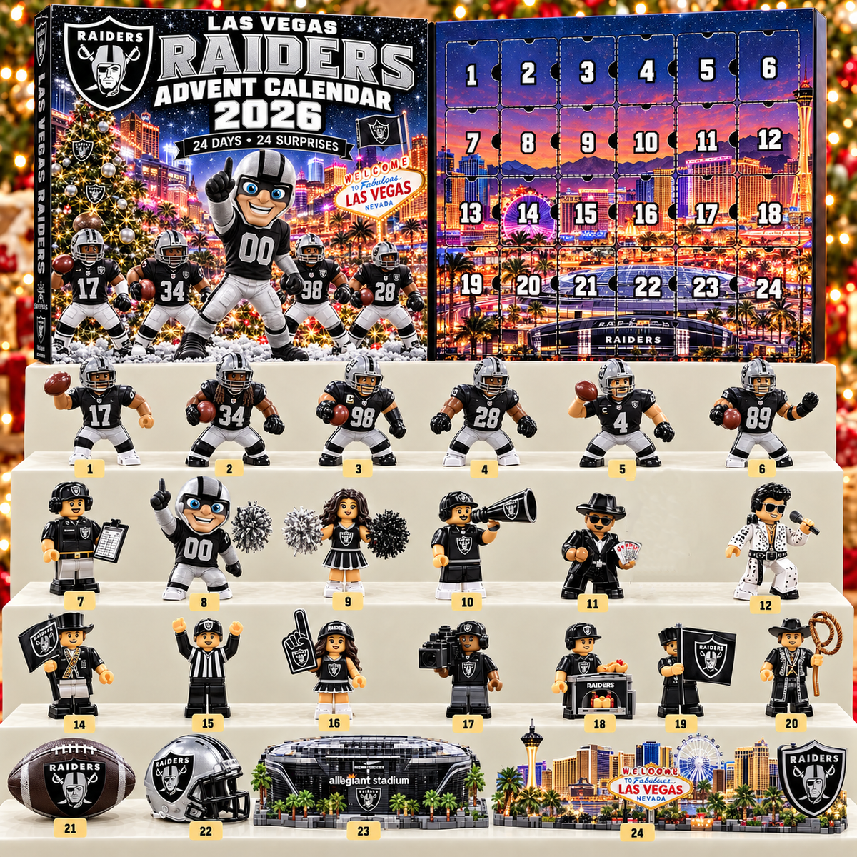 Premium NFL LVR 24-Piece Football Collectible Advent Calendar V2