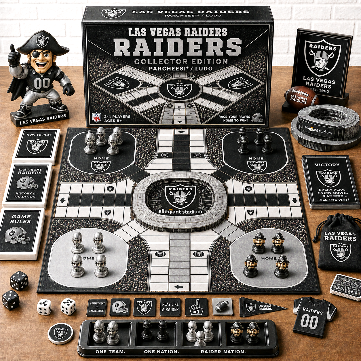 Premium NFL LVR Collector’s Edition Parcheesi Board Game