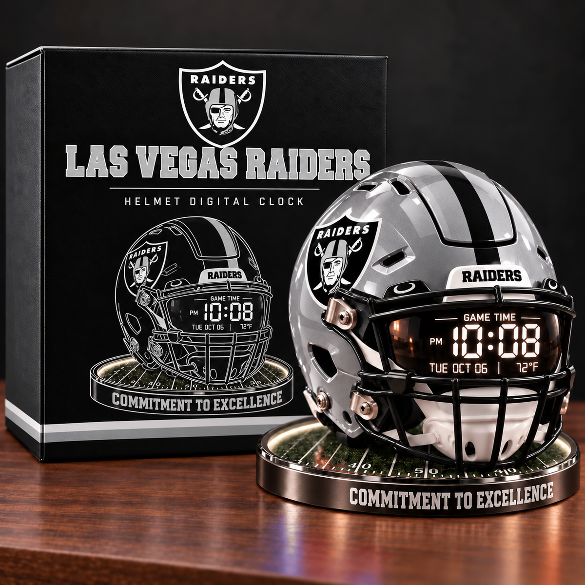 Premium NFL LVR Special Digital Clock