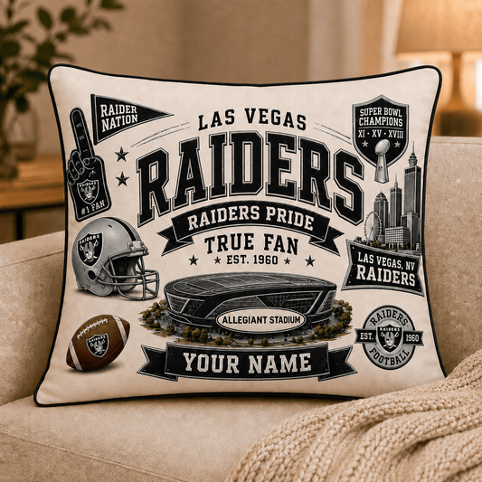Premium NFL LVR Vintage Pillow