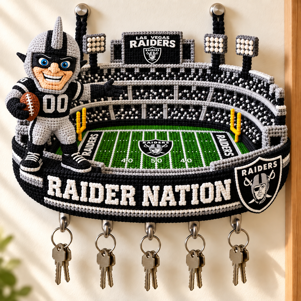 Premium NFL LVR Wall Mounted Key Holder