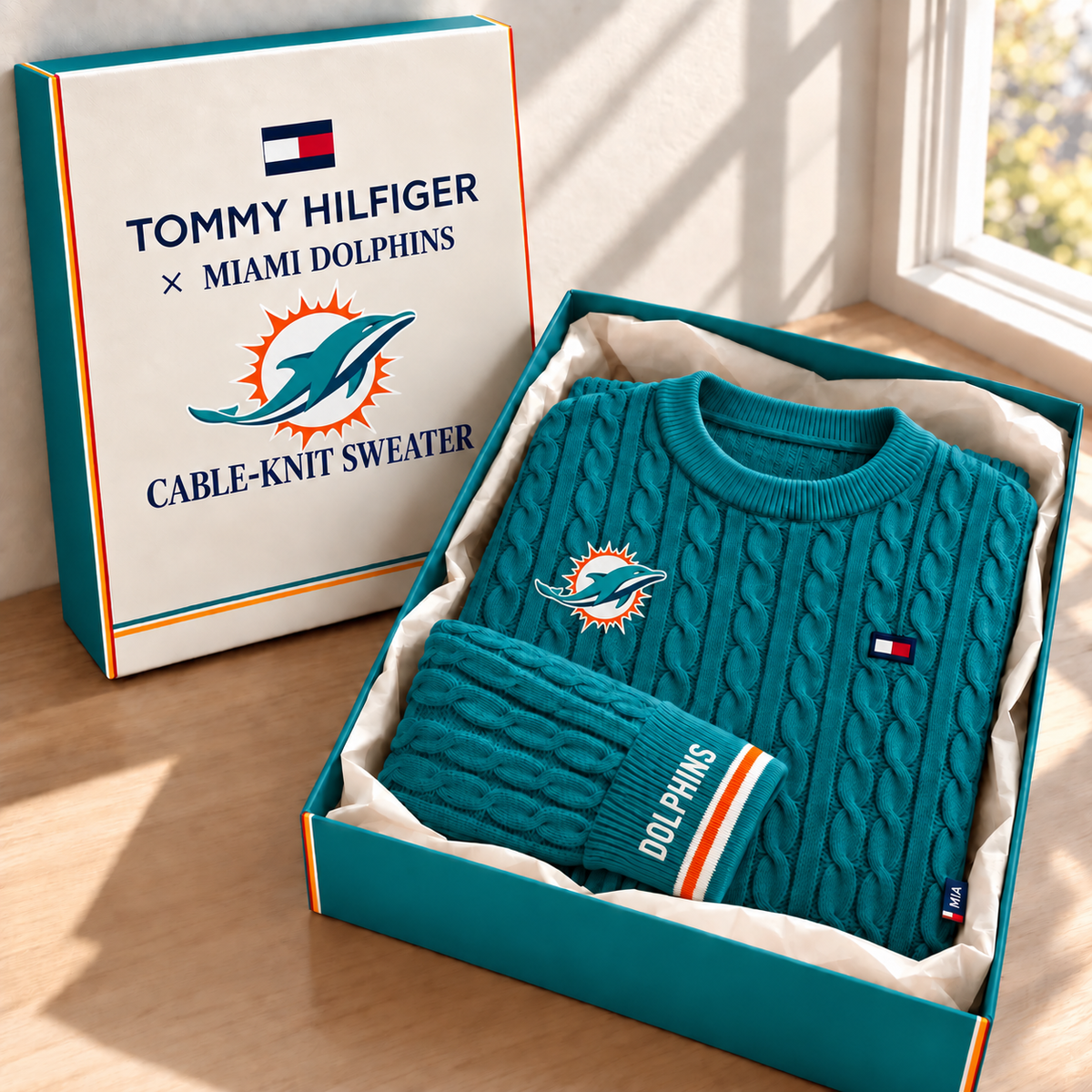 Premium NFL MD Cable Knit Sweater