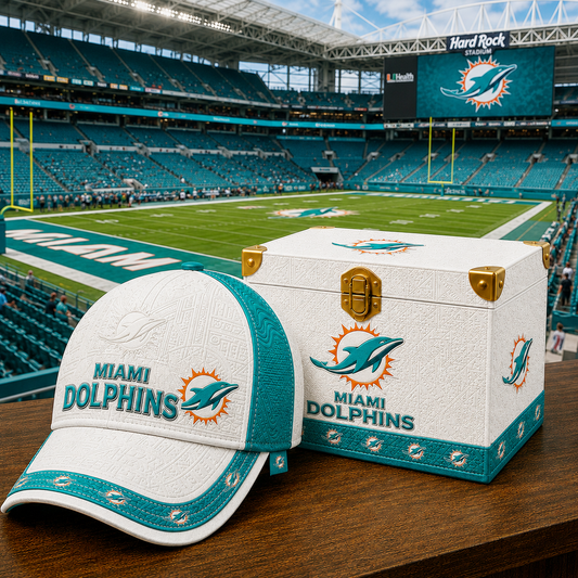 Premium NFL MD Embossed Leather Cap