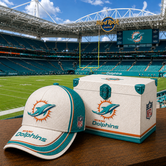 Premium NFL MD Embossed Leather Cap V2