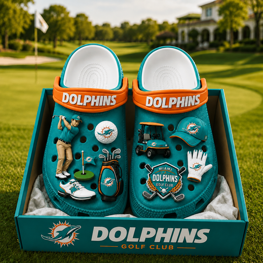 Premium NFL MD Golf Club Charm Clogs