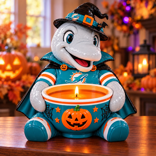 Premium NFL MD Halloween Candle Holder