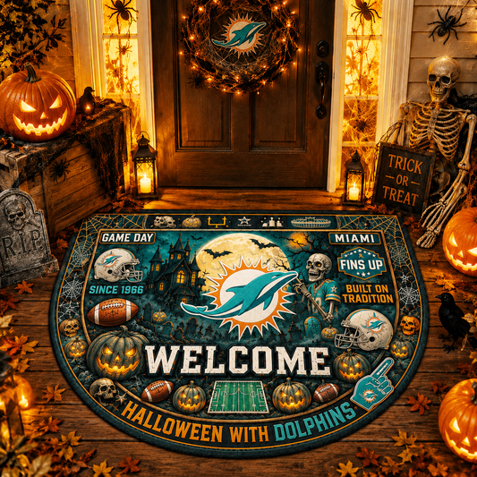 Premium NFL MD Halloween Welcome Doormat