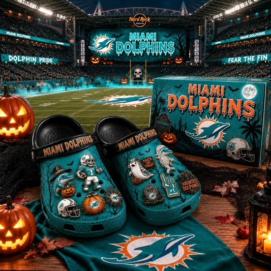 Premium NFL MD Haunted Game Day Halloween Charm Clogs