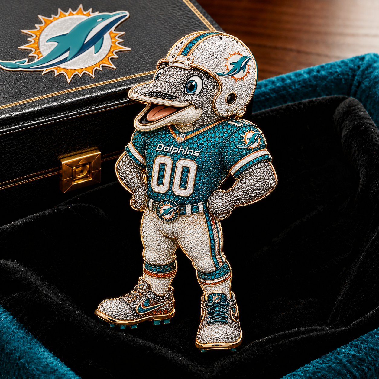 Premium NFL MD Luxury Sculptural Brooch