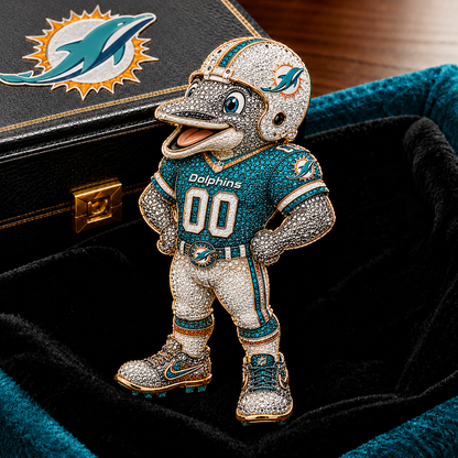 Premium NFL MD Luxury Sculptural Brooch
