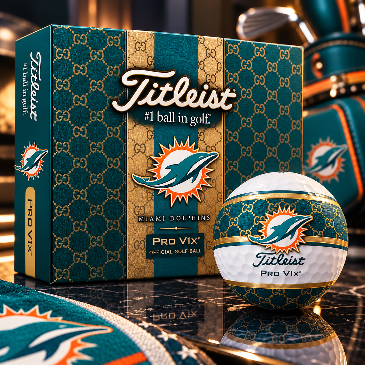Premium NFL MD x GC x Titleist Pro V1 Golf Ball Set V3