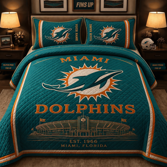 Premium NFL MIA Bedding Sets Luxury