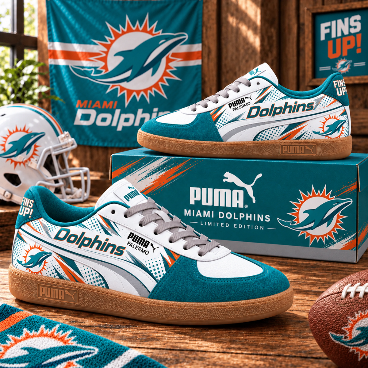 Premium NFL MIA Palermo Sneaker