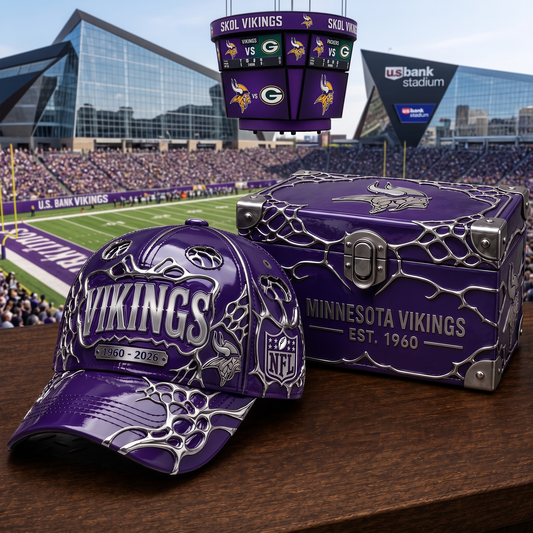 Premium NFL MIN Metallic Legacy Anniversary