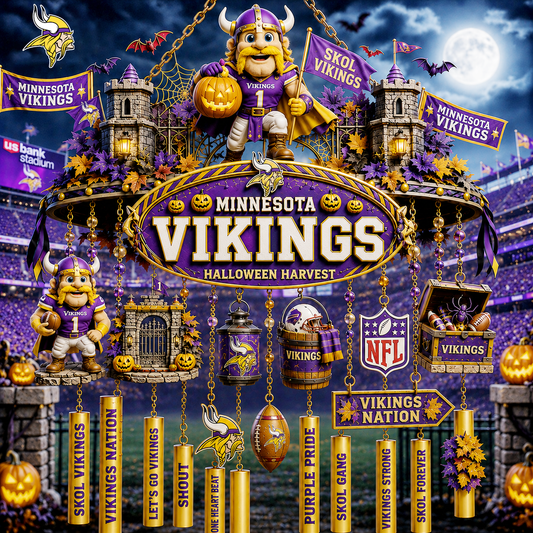Premium NFL MV Halloween Wind Chime