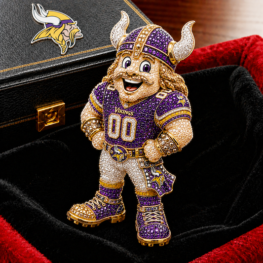 Premium NFL MV Luxury Sculptural Brooch