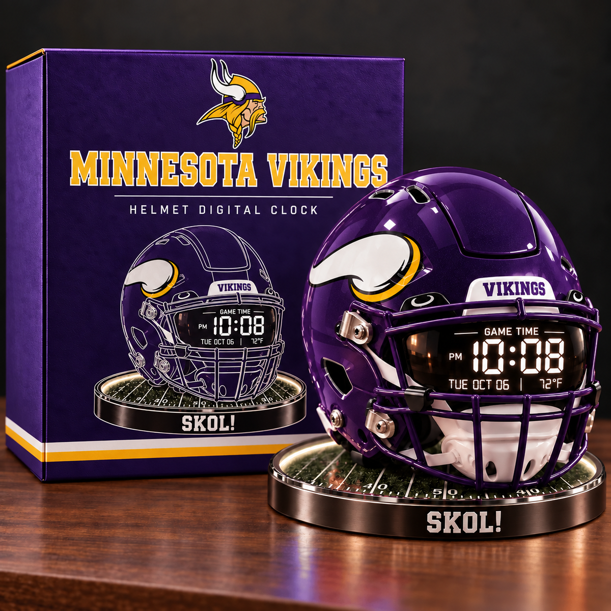 Premium NFL MV Special Digital Clock