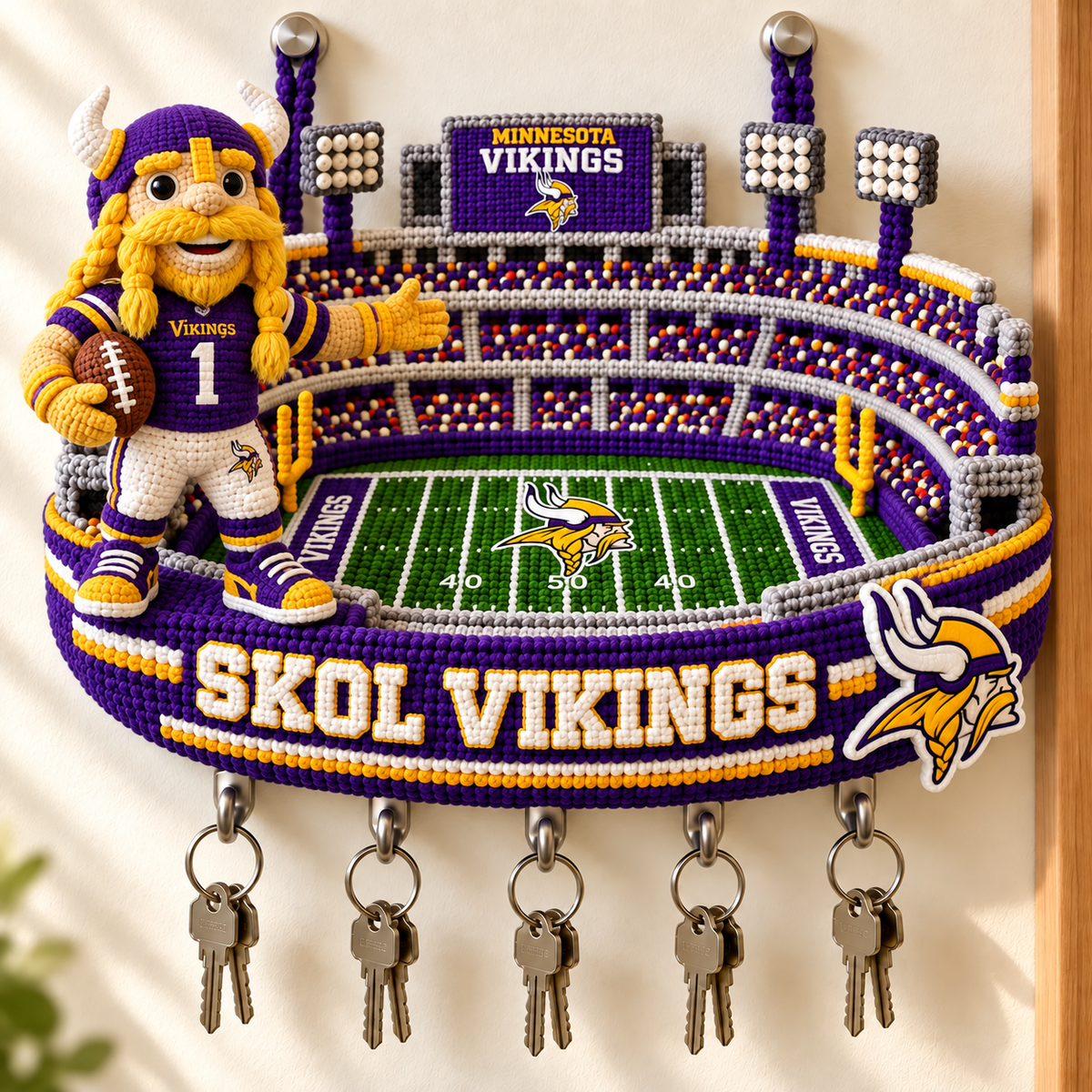 Premium NFL MV Wall Mounted Key Holder