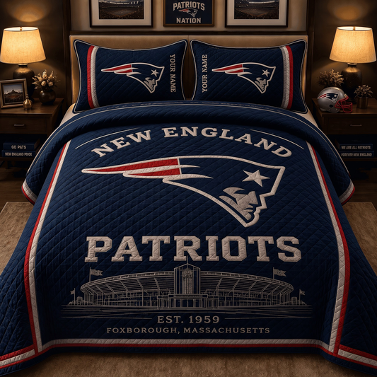 Premium NFL NE Bedding Sets Luxury