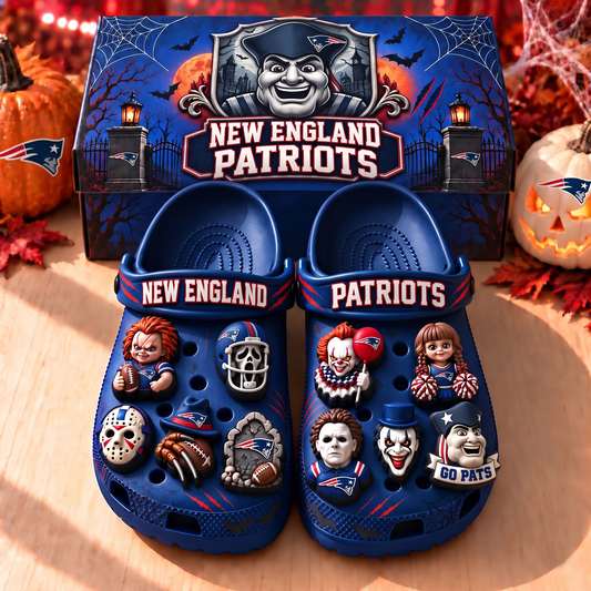 Premium NFL NE Halloween Clogs