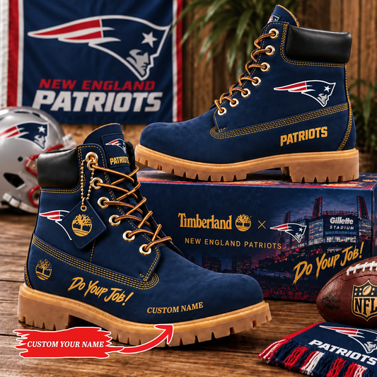 Premium NFL NE Heritage Boots  Custom Name