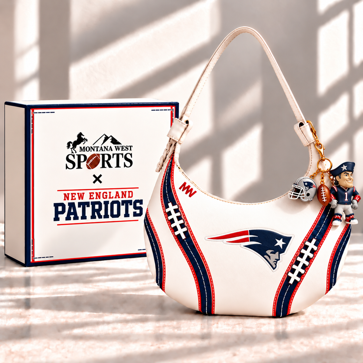 Premium NFL NE Hobo Bag