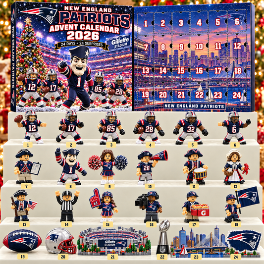 Premium NFL NEP 24-Piece Football Collectible Advent Calendar V2