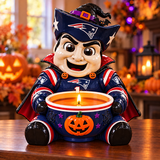 Premium NFL NEP Halloween Candle Holder