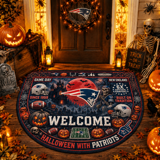 Premium NFL NEP Halloween Welcome Doormat