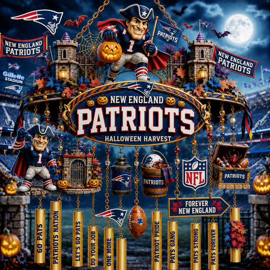 Premium NFL NEP Halloween Wind Chime