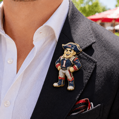 Premium NFL NEP Luxury Sculptural Brooch