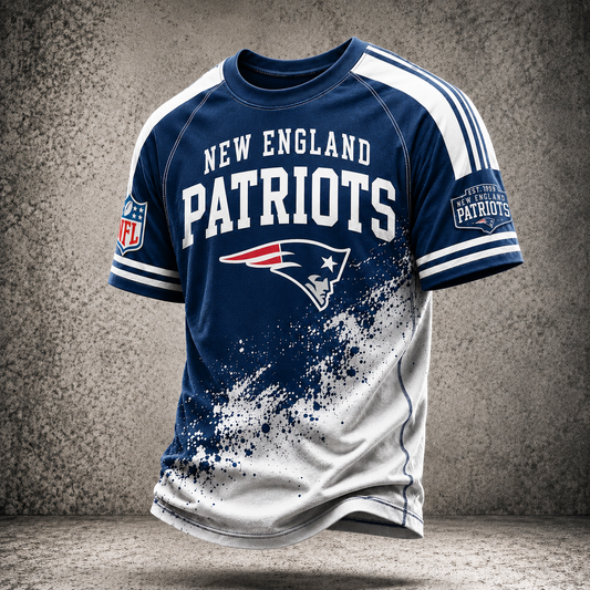 Premium NFL NEP Vintage Paint Splatter Performance T-Shirt