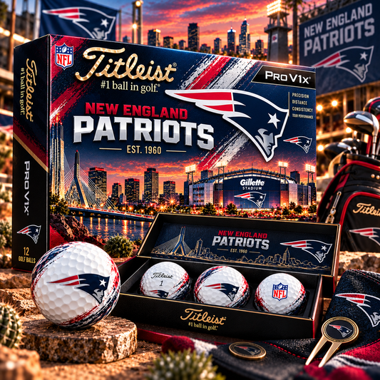 Premium NFL NEP x Titleist Pro V1 Herritage Golf Ball Set V4