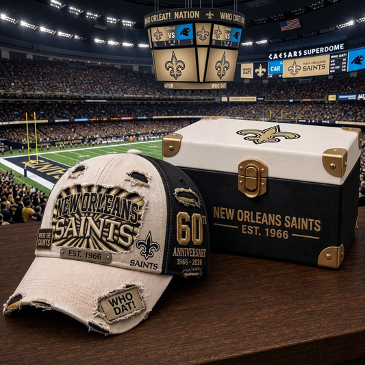 Premium NFL NO Anniversary Distressed Cap
