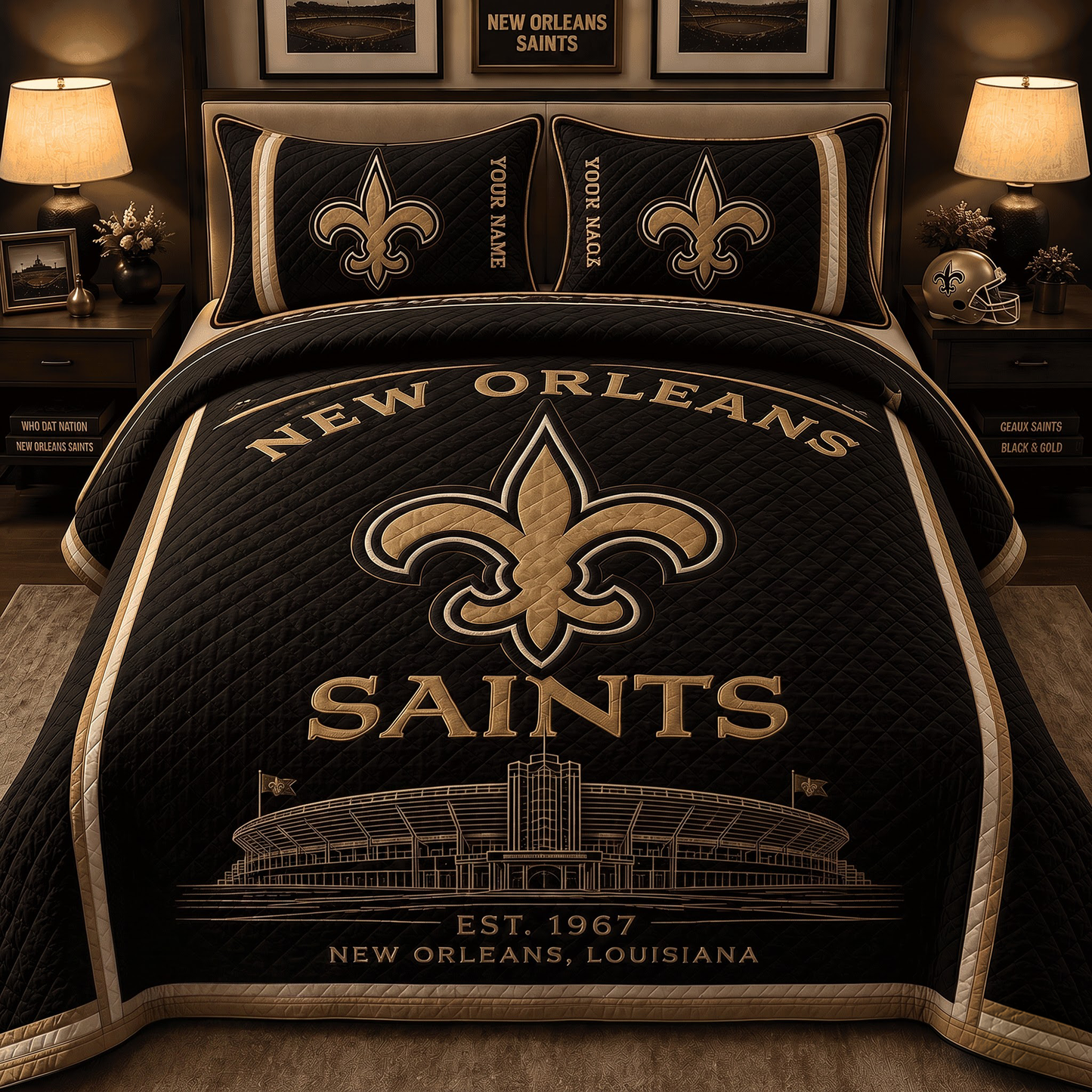 Premium NFL NO Bedding Sets Luxury