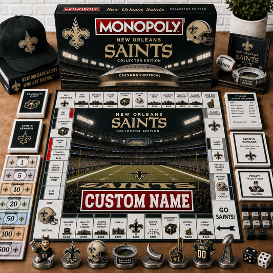 Premium NFL NO Collector’s Edition Board Game Custom name