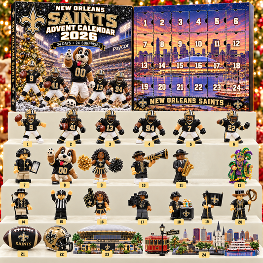 Premium NFL NOS 24-Piece Football Collectible Advent Calendar V2