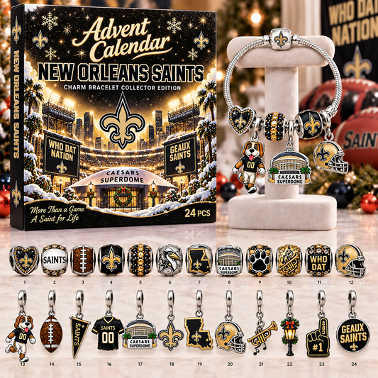 Premium NFL NOS Advent Calendar Charm Bracelet Set V5