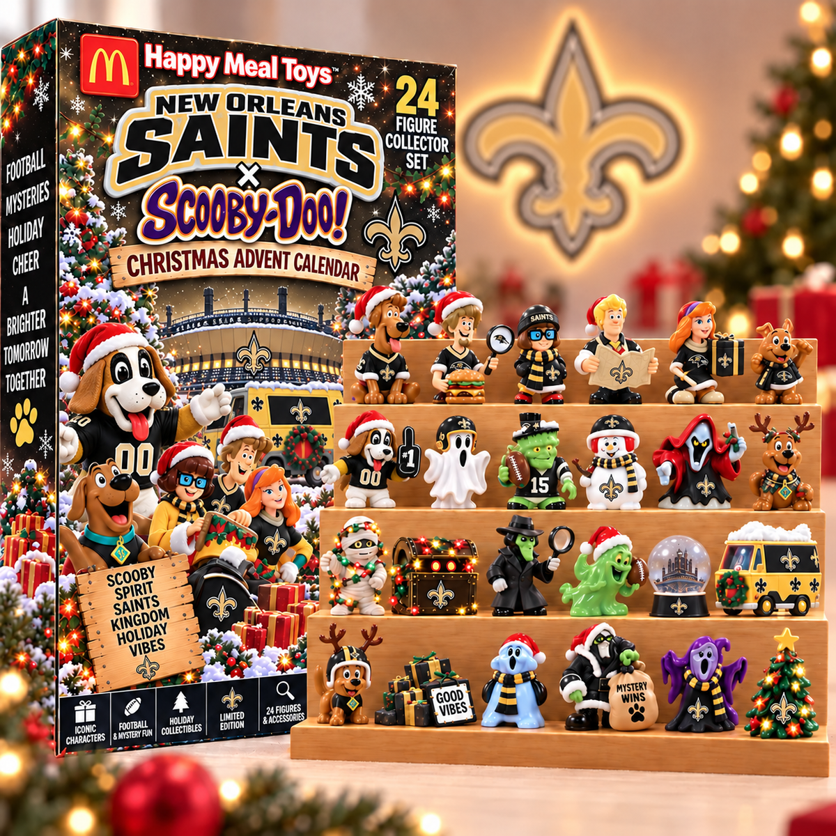 Premium NFL NOS Christmas Crossover Advent Calendar V9