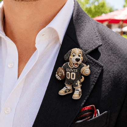 Premium NFL NOS Luxury Sculptural Brooch