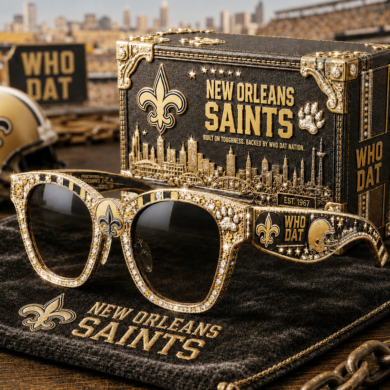 Premium NFL NOS Royal Heritage Crystal