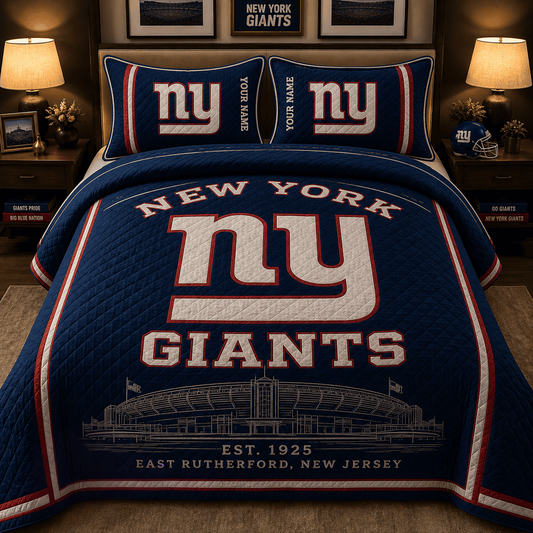 Premium NFL NYG Bedding Sets Luxury