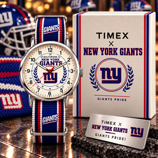 Premium NFL NYG Cream Dial Watch