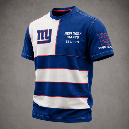 Premium NFL NYG Heritage Color-Block T-Shirt