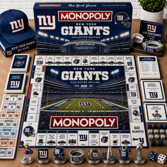 Premium NFL NYG Monopoly Collector’s Edition Board Game
