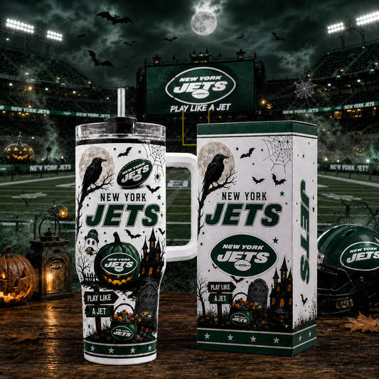 Premium NFL NYJ Halloween Spirit Insulated Tumbler