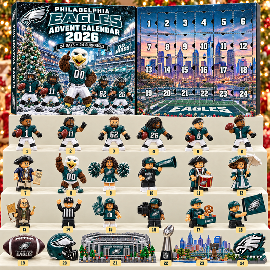 Premium NFL PE 24-Piece Football Collectible Advent Calendar V2